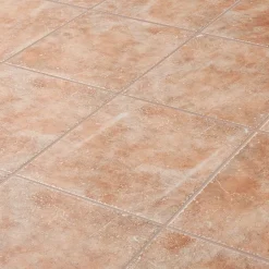 Carrelage sol extérieur effet terre cuite L.33,3 x l.33,3 cm x ép.7 mm, Terracotta