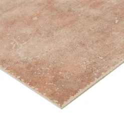 Carrelage sol extérieur effet terre cuite L.33,3 x l.33,3 cm x ép.7 mm, Terracotta