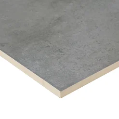 Carrelage sol extérieur effet béton gris anthracite L.60 x l.60 cm x ép.20 mm, Rohe