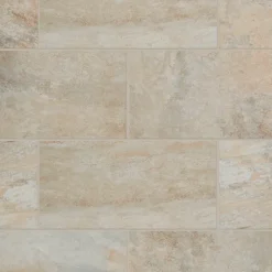 GoodHome Carrelage sol extérieur effet pierre beige L.60 x l.30 cm x ép.8,7 mm, Volfy