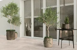 Carrelage sol extérieur effet pierre beige L.60 x l.40 cm x ép.9 mm, Crosscut- Clearance