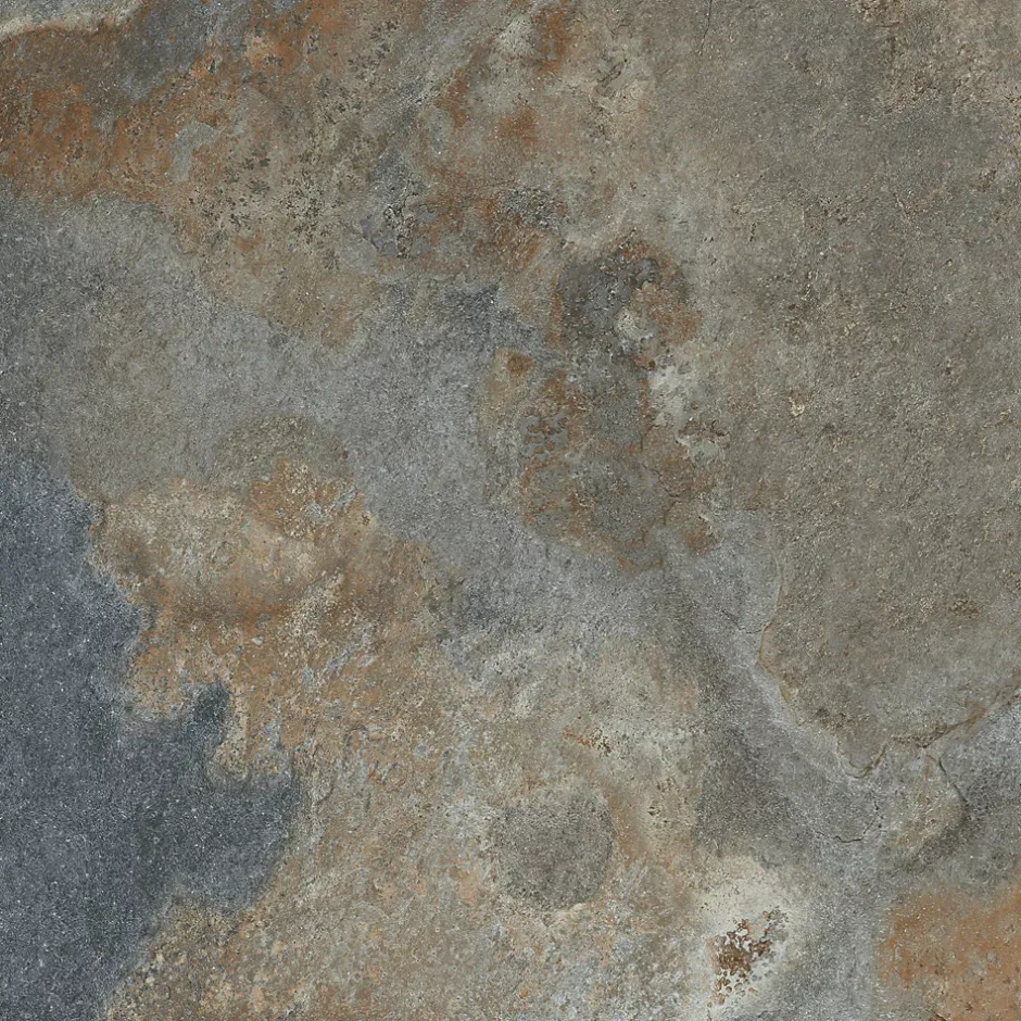 Carrelage sol extérieur effet pierre oxydée L.60 x l.60 cm x ép.9 mm, Denali- Outlet