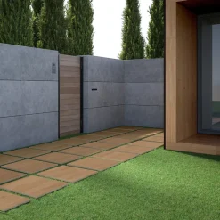 Ecoceramic Carrelage sol extérieur en grès cérame émaillé effet bois naturel l.60 x L.60 x ép.2 cm Parkwood