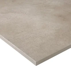 Alaplana Carrelage sol extérieur en grès cérame émaillé effet béton taupe l.60 x L.60 x ép. 2 cm Rohe