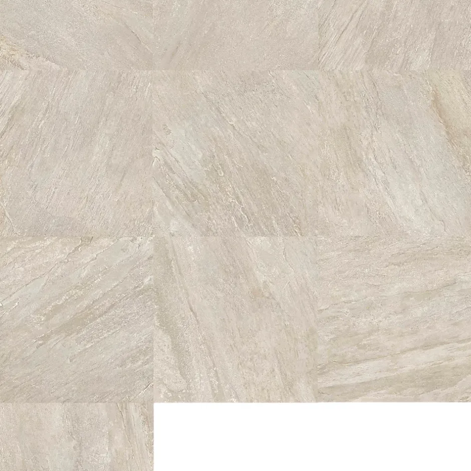 GoodHome Carrelage sol extérieur en grès cérame émaillé effet pierre beige l.60 x L.60 x ép.2 cm Cancora