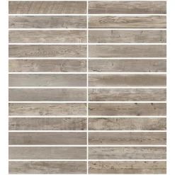 Carrelage sol extérieur en grès cérame émaillé effet bois gris l.15 x L.90 x ép.0,86 cm Timberlane-Ecoceramic Outlet