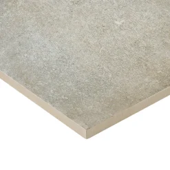 GoodHome Carrelage sol extérieur en grès cérame émaillé effet pierre taupe l.60 x L.60 x ép.2 cm Arina