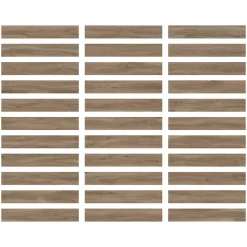 Ecoceramic Carrelage sol extérieur en grès cérame émaillé effet bois naturel l.20 x L.120 x ép.0,9 cm Urbanwood