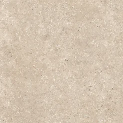 Carrelage sol extérieur en grès cérame émaillé effet travertin beige foncé l.60 x L.60 x ép.0.74 cm Traverno