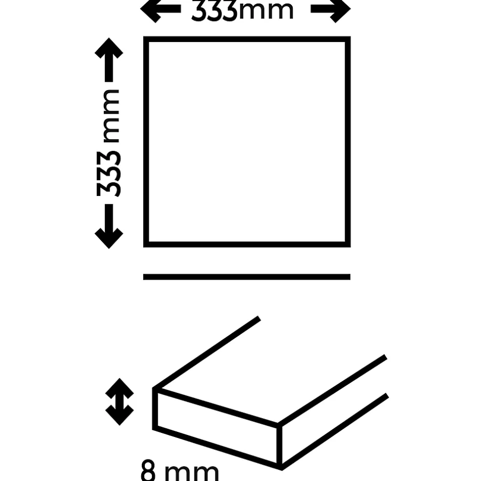 Carrelage sol extérieur en grès cérame émaillé effet pierre gris l.33 x L.33 x ép.0,9 cm Mustang-Mykonos Best