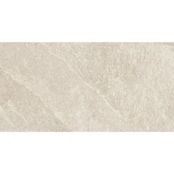 Carrelage sol extérieur en grès cérame émaillé effet pierre ivoire l.60 x L.30 x ép.0.8 cm Ardesi