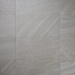 Carrelage sol extérieur grège effet pierre L.62 x l.31 cm x ép.7,4 mm, English Stone