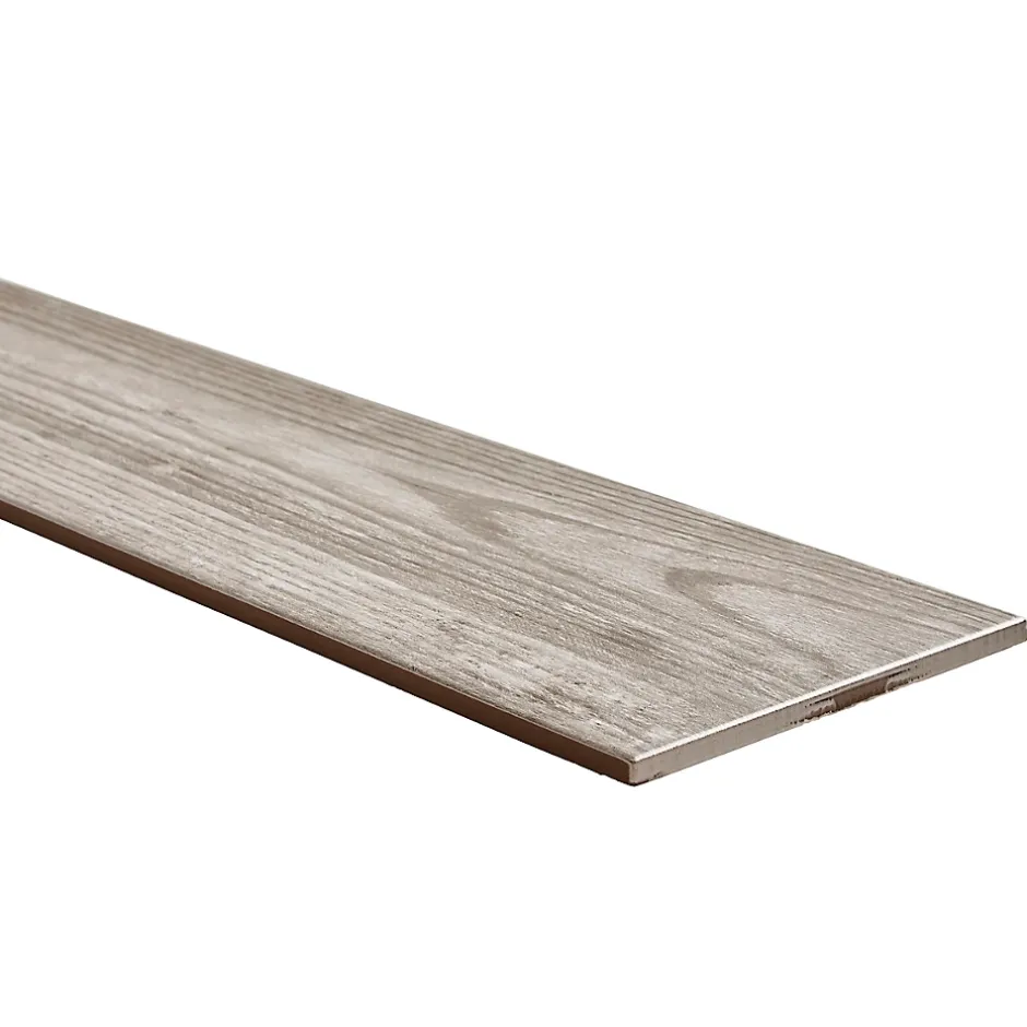 Colours Carrelage sol gris 20 x 120 cm Cotage