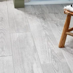 Colours Carrelage sol gris 20 x 120 cm Cotage