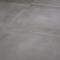 Carrelage sol gris foncé effet béton L.60 x l.60 cm x ép.10 mm, Smooth-GoodHome