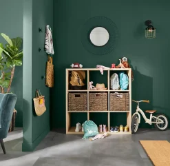 Carrelage sol gris foncé effet béton L.60 x l.60 cm x ép.10 mm, Smooth-GoodHome