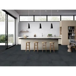 RAK Ceramics Carrelage sol intérieur / mur intérieur légèrement structuré Surface 2.0 Night l.60 X L.60 cm rectifié 1er choix.