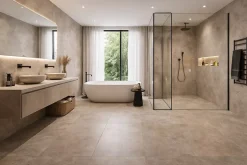 Carrelage sol intérieur / mur intérieur légèrement structuré Surface 2.0 Clay l.60 X L.120 cm rectifié 1er choix.-RAK Ceramics Sale