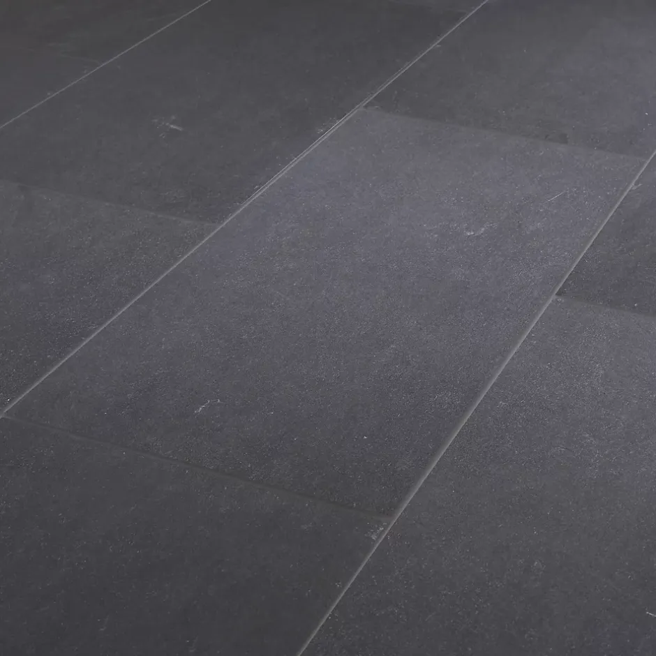 GoodHome Carrelage sol intérieur anthracite L.60 x l.30 cm, Slate