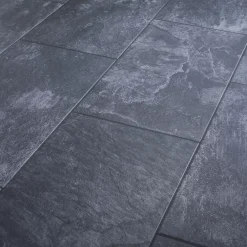 GoodHome Carrelage sol intérieur anthracite L.61,5 x l.30,8 cm x ép.8 mm, Shaded