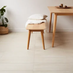 GoodHome Carrelage sol intérieur beige effet pierre L.60 x l.30 cm x ép.8 mm, Soft Travertin