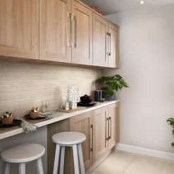 GoodHome Carrelage sol intérieur beige effet pierre L.60 x l.30 cm x ép.8 mm, Soft Travertin