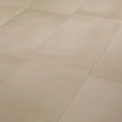 Carrelage sol intérieur beige effet béton L.60 x L.30 cm x ép.10 mm, Smooth-GoodHome Discount