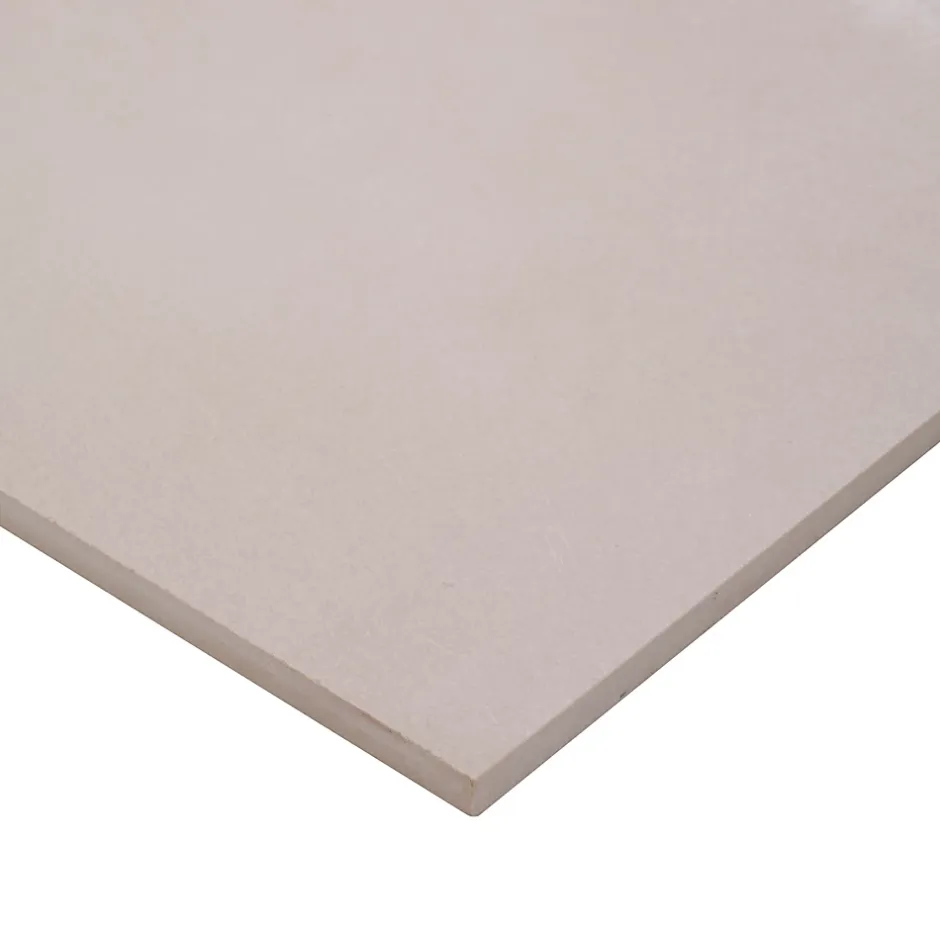 GoodHome Carrelage sol intérieur beige effet béton L.60 x L.60 cm x ép.10 mm, Smooth