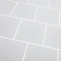 Carrelage sol intérieur blanc effet pierre L.33 x l.33 cm x ép.8,5 mm, Monzie- New