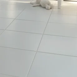 Carrelage sol intérieur blanc effet pierre L.33 x l.33 cm x ép.8,5 mm, Monzie- New