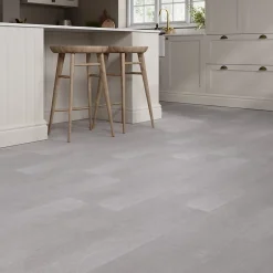 GoodHome Carrelage sol intérieur blanc effet pierre satin L.60 x l.30 cm x ép.8 mm, Natural