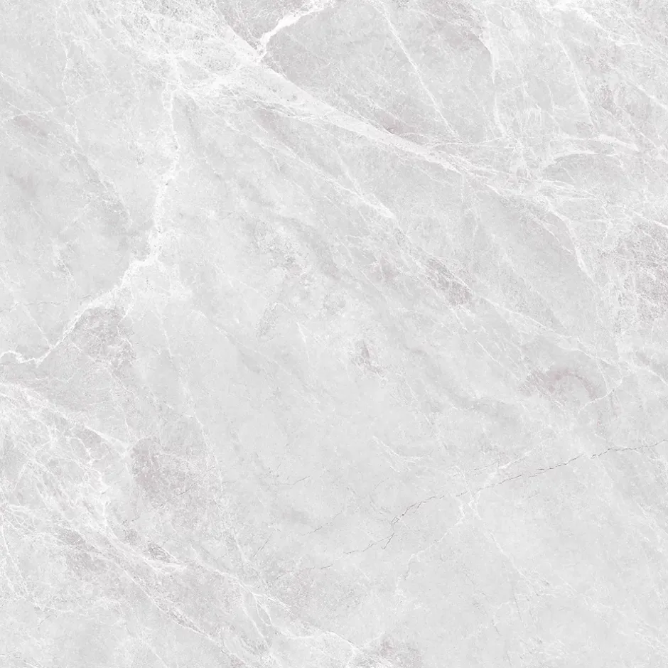 Carrelage sol intérieur effet marbre gris mat L.100 x l.100 cm x ép.10 mm, New Babylonia