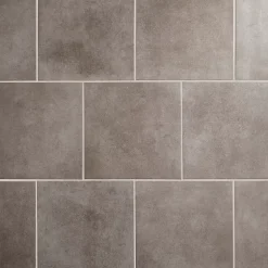 Carrelage sol intérieur effet béton gris L.42,6 x l.42,6 cm x ép.7,4 mm, Konkrete-GoodHome Online