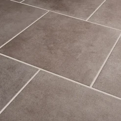 Carrelage sol intérieur effet béton gris L.42,6 x l.42,6 cm x ép.7,4 mm, Konkrete-GoodHome Online