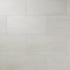 Carrelage sol intérieur effet pierre ivoire L.60 x l.30 cm x ép.8 mm, Soft Travertin-GoodHome Best