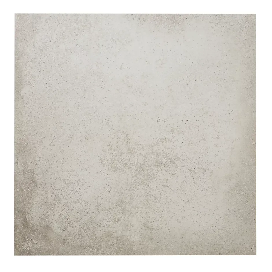 GoodHome Carrelage sol intérieur gris clair effet béton L.60 x l.60 cm x ép.9,5 mm, Kontainer