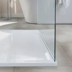 GoodHome Carrelage sol intérieur gris effet béton L.60 x l.60 cm x ép.10 mm, Smooth