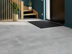 Carrelage sol intérieur gris effet béton L.120 x l.60 cm x ép.7 mm, Epoch