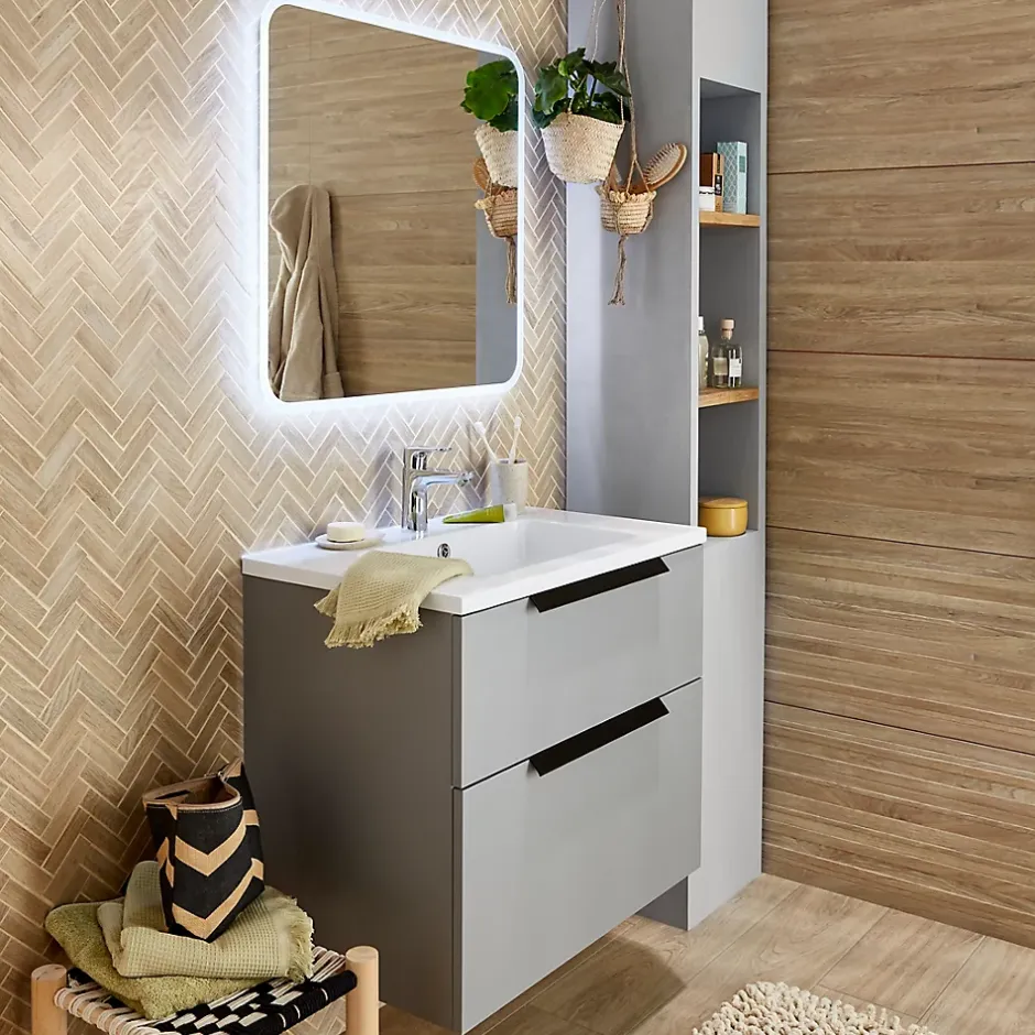 Colours Carrelage sol naturel 20 x 120 cm Rustic Wood