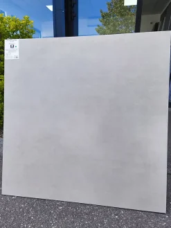 Carrelage sol/mur effet béton LITHIC PEARL MAT L.100 x l.100cm-Itaca Outlet