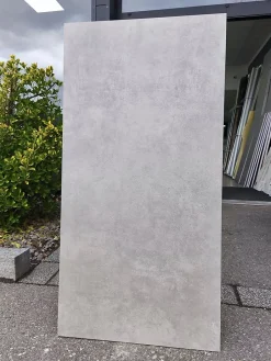 Carrelage sol/mur effet béton ARK SILVER MAT L.120 x l.60cm-Qua Granite Sale