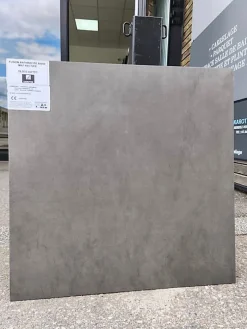 Carrelage sol/mur effet béton mat FUSION ANTHRACITE L.59,5x l.59,5cm-Keratile Online