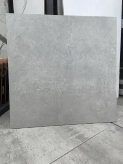 Carrelage sol/mur effet béton gris mat ARK SILVER L.60 x l.60cm-Qua Granite New