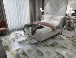 Carrelage sol/mur effet marbre SMOKE GOLD BRILLANT L.120 x l.60cm-Velloza Sale