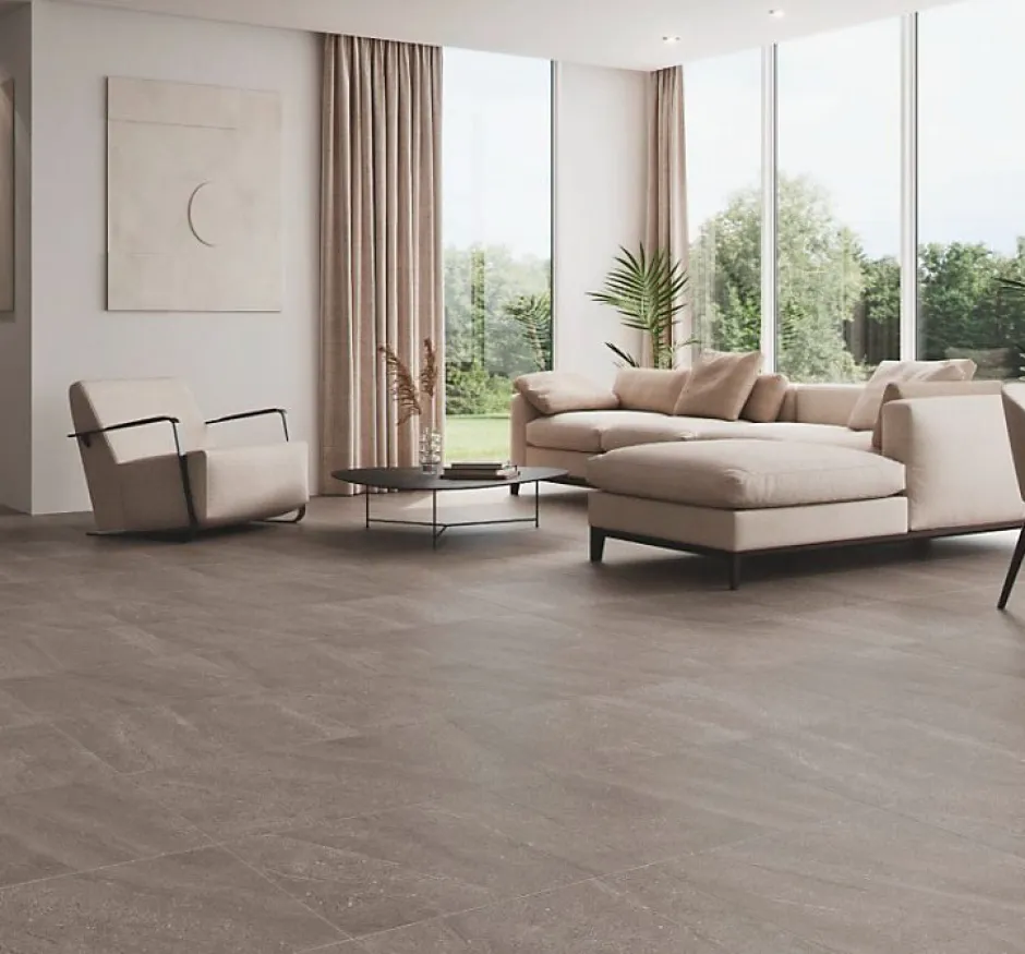 Carrelage sol/mur effet pierre MATERICA NATURAL MAT L.100 x l.100cm-Keratile Online