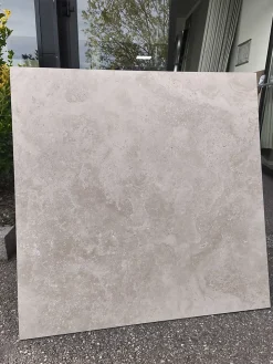 Carrelage sol/mur effet pierre KINGSTONE BEIGE MAT L.100 x l.100cm-Alaplana