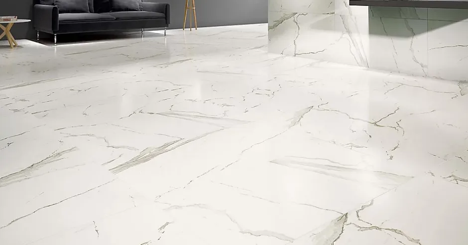 Carrelage sol/mur intérieur effet MARBRE l.80 x L.80 cm ALBATROS-Deco Prom