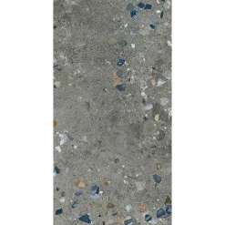 Allocarrelage Carrelage Terrazzo Sol Mur 30x60 Art Grey Rectifié -