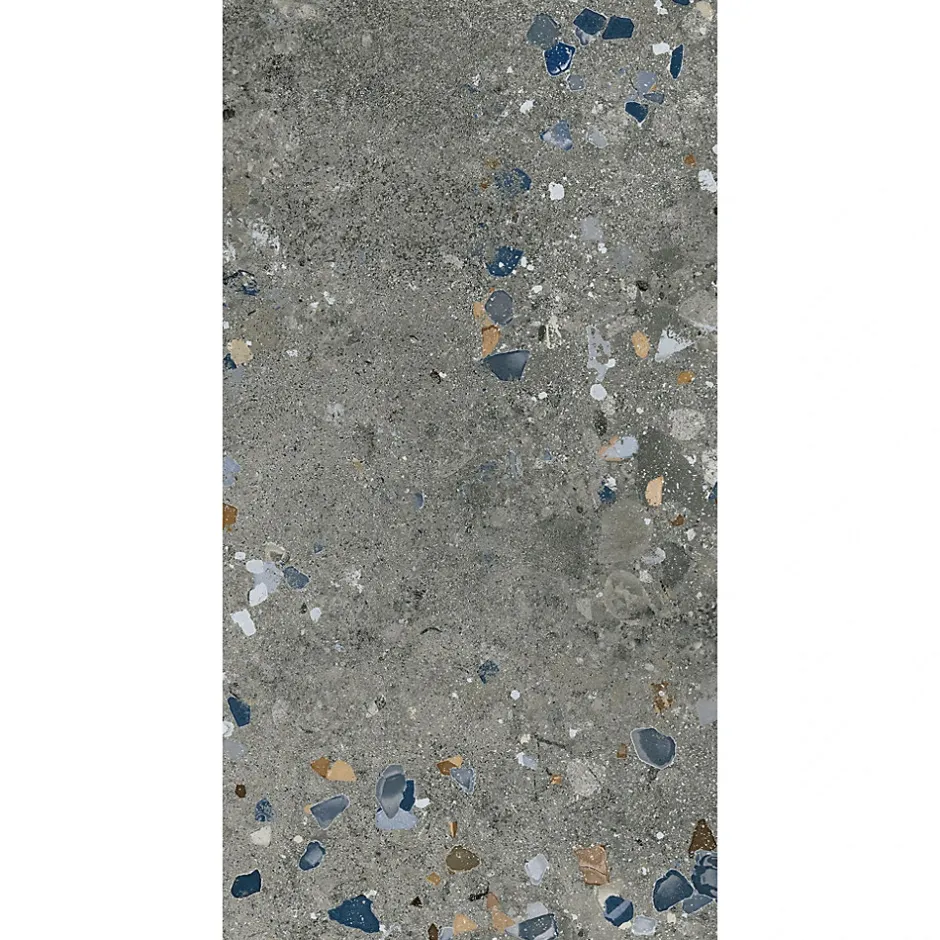 Allocarrelage Carrelage Terrazzo Sol Mur 30x60 Art Grey Rectifié -