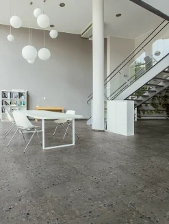 Allocarrelage Carrelage Terrazzo Sol Mur 30x60 Art Grey Rectifié -